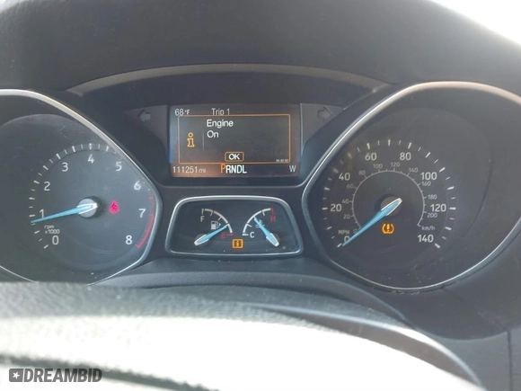 2018 Ford Focus SE with VIN 1FADP3F28JL292946, listed as a IAAI auction lot 41435501 with 111,251 mi miles. Bid and sale history available at carsss.com. Image 7.