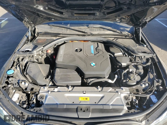2023 BMW 3 Series 330e with VIN 3MW39FF03P8D33433, listed as a Copart auction lot 86197104 with 12,023 mi miles and Salvage Title. Bid and sale history available at carsss.com. Image 11.