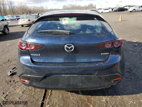 2021 Mazda Mazda3 Hatchback Select with VIN JM1BPAKL2M1402989, listed as a Copart auction lot 43246935 with NaN miles and Salvage Title. Bid and sale history available at carsss.com. Image 6.