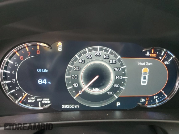 2019 Cadillac CT6 Sport AWD with VIN 1G6KN5R62KU146073, listed as a Copart auction lot 41490215 with 28,350 mi miles and Salvage title. Bid and sale history available at DreamBid. Image 9.