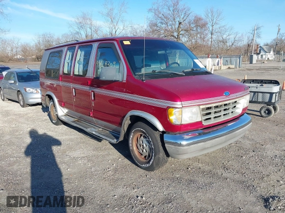 1993 Ford Econoline Cargo with VIN 1FDEE14N1PHB34171, listed as a IAAI auction lot 41828309 with 103,187 mi miles and . Bid and sale history available at carsss.com. Image 1.