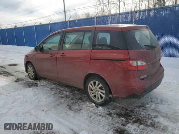 2015 Mazda 5 Touring with VIN JM1CW2CL3F0186235, listed as a Copart auction lot 46096915 with 212,914 mi miles and Salvage Title. Bid and sale history available at carsss.com. Image 2.