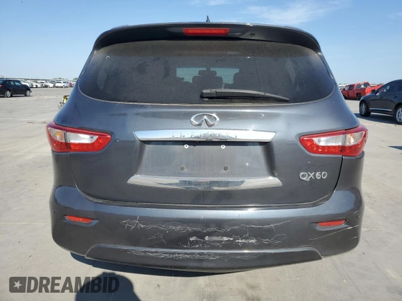 2013 Infiniti JX35 with VIN 5N1AL0MN8DC317994, listed as a Copart auction lot 76059494 with 164,953 mi miles and Clean Title. Bid and sale history available at carsss.com. Image 6.
