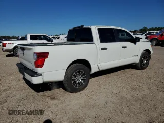 2022 Nissan Titan SV with VIN 1N6AA1EE7NN104391, listed as a Copart auction lot 87625165 with 51,341 mi miles and Salvage title. Bid and sale history available at DreamBid. Image 3.