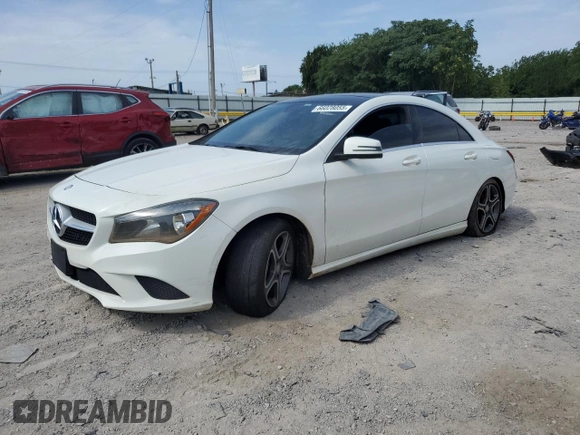 2014 Mercedes-Benz CLA 250 z VIN WDDSJ4EB1EN049134, wystawiony jako Copart lot #66028055 z przebiegiem 148 035 mil mil oraz Czysty tytuł • Clean title. Historia ofert i sprzedaży dostępna na DreamBid. Obrazek 1.