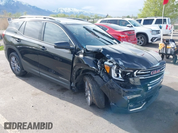2022 GMC Terrain SLT with VIN 3GKALVEV5NL110604, listed as a IAAI auction lot 42113494 with 34,277 mi miles and . Bid and sale history available at DreamBid. Image 1.