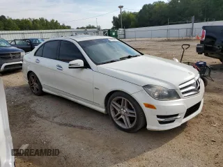2012 Mercedes-Benz C 350 Sport with VIN WDDGF5HB5CR202063, listed as a Copart auction lot 71667944 with 138,507 mi miles and Salvage Title. Bid and sale history available at DreamBid. Image 4.