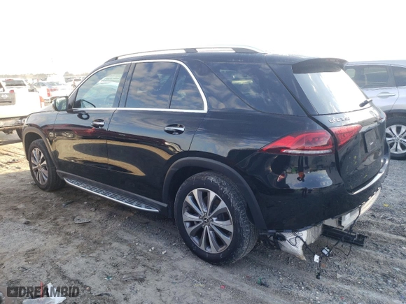 2022 Mercedes-Benz GLE with VIN 4JGFB4KB1NA772126, listed as a Copart auction lot 46820545 with 36,449 mi miles and Salvage Title. Bid and sale history available at carsss.com. Image 2.