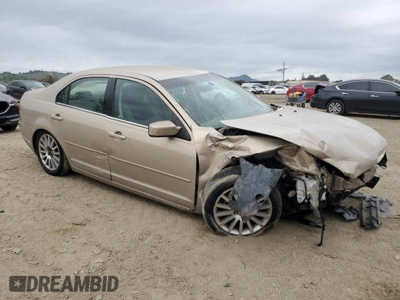 2006 Mercury Milan Premier with VIN 3MEFM08Z56R610100, listed as a Copart auction lot 48960835 with 0 mi miles and Salvage Title. Bid and sale history available at carsss.com. Image 4.