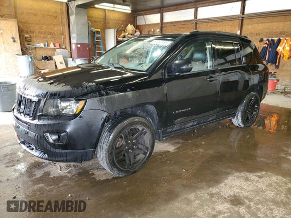 2016 Jeep Compass Sport with VIN 1C4NJDBBXGD598240, listed as a Copart auction lot 57887495 with 152,932 mi miles and Salvage title. Bid and sale history available at DreamBid. Image 1.