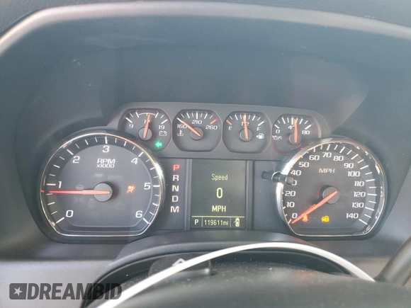 2015 GMC Sierra 1500 z VIN 1GTR1TEH2FZ354188, wystawiony jako Copart lot #83147274 z przebiegiem 119 611 mil mil oraz Szkoda całkowita • Salvage title. Historia ofert i sprzedaży dostępna na DreamBid. Obrazek 9.