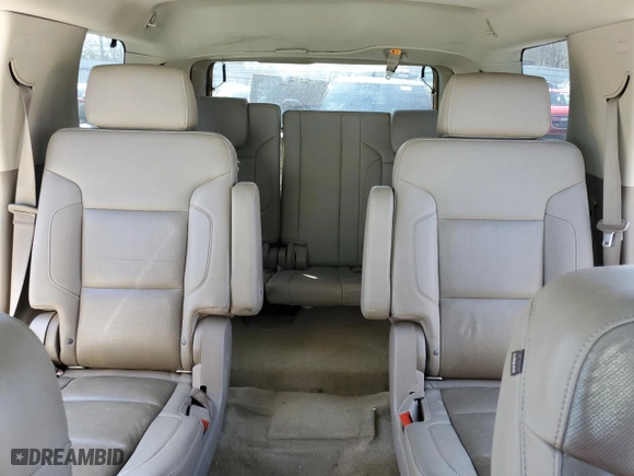 2015 Chevrolet Tahoe LTZ with VIN 1GNSKCKC9FR666040, listed as a Copart auction lot 44431875 with 233,166 mi miles and Salvage Title. Bid and sale history available at carsss.com. Image 10.