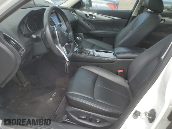 2020 Infiniti Q50 Luxe with VIN JN1EV7AR3LM250247, listed as a Copart auction lot 61791325 with 92,079 mi miles and Salvage title. Bid and sale history available at DreamBid. Image 7.