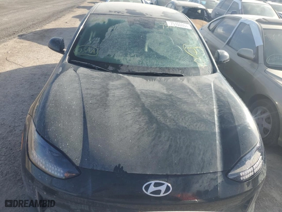 2023 Hyundai IONIQ 6 SEL with VIN KMHM34AA4PA034367, listed as a Copart auction lot 75100864 with 9,854 mi miles and Non Repairable. Bid and sale history available at carsss.com. Image 5.
