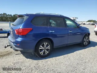 2017 Nissan Pathfinder SV with VIN 5N1DR2MN3HC640041, listed as a Copart auction lot 50608485 with 45,919 mi miles and Salvage Title. Bid and sale history available at carsss.com. Image 3.