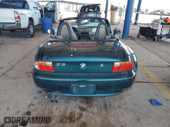 1998 BMW 3 Series Z3 2.8 z VIN 4USCJ3337WLC15638, wystawiony jako Copart lot #59053655 z przebiegiem 128 978 mil mil oraz Szkoda całkowita • Salvage title. Historia ofert i sprzedaży dostępna na DreamBid. Obrazek 6.