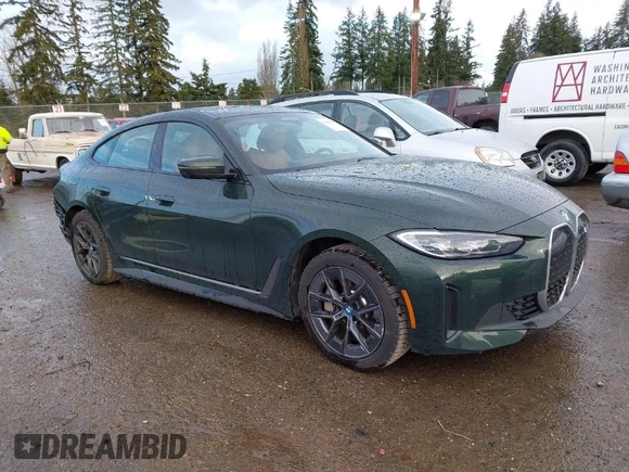 2023 BMW i4 eDrive35 z VIN WBY43AW04PFR19351, wystawiony jako IAAI lot #41841961 z przebiegiem 28 175 mil mil oraz . Historia ofert i sprzedaży dostępna na DreamBid. Obrazek 1.