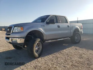 2005 Ford F-150 XLT with VIN 1FTPW14595KE68930, listed as a Copart auction lot 47128095 with 246,420 mi miles and Salvage Title. Bid and sale history available at carsss.com. Image 1.