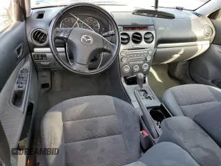 2005 Mazda 6 Sport S with VIN 1YVHP82D355M75191, listed as a Copart auction lot 61158974 with 153,808 mi miles and Salvage Title. Bid and sale history available at DreamBid. Image 8.