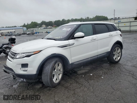 2015 Land Rover Range Rover Evoque Pure Premium with VIN SALVR2BG6FH044489, listed as a Copart auction lot 61339585 with 96,657 mi miles and Salvage title. Bid and sale history available at DreamBid. Image 1.