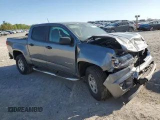 2020 Chevrolet Colorado 4WD Work Truck with VIN 1GCGTBEN2L1100394, listed as a Copart auction lot 53183065 with 55,595 mi miles and Salvage Title. Bid and sale history available at carsss.com. Image 4.