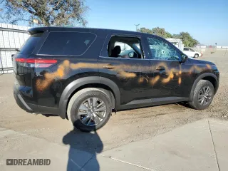 2024 Nissan Pathfinder S with VIN 5N1DR3AA0RC200612, listed as a Copart auction lot 77629804 with 0 mi miles and Salvage Title. Bid and sale history available at carsss.com. Image 3.