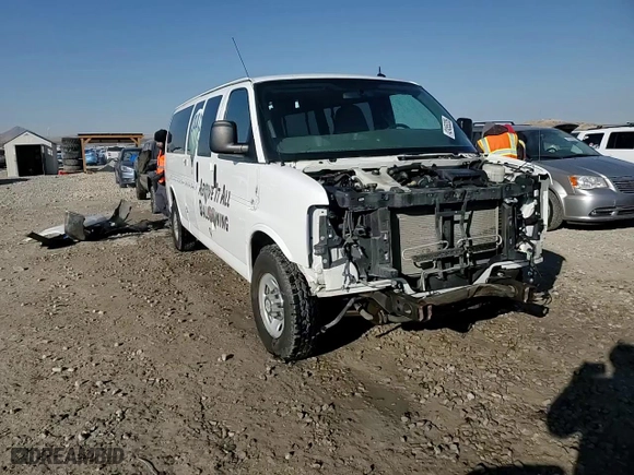 2013 Chevrolet Express Passenger LT with VIN 1GAZG1FG3D1170584, listed as a Copart auction lot 42455225 with 125,611 mi miles and Salvage Title. Bid and sale history available at carsss.com. Image 15.