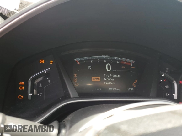 2018 Honda CR-V Touring z VIN 7FARW2H95JE012947, wystawiony jako Copart lot #64779925 z przebiegiem 20 561 mil mil oraz Szkoda całkowita • Salvage title. Historia ofert i sprzedaży dostępna na DreamBid. Obrazek 9.