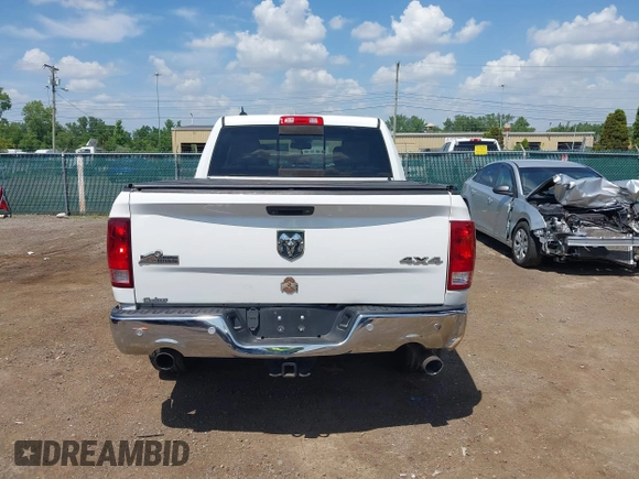 2014 Ram 1500 Big Horn with VIN 1C6RR7LT5ES346575, listed as a IAAI auction lot 42554655 with 171,811 mi miles and . Bid and sale history available at DreamBid. Image 16.