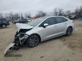 2021 Toyota Corolla SE with VIN 5YFP4MCE8MP073677, listed as a Copart auction lot 48696285 with 0 mi miles and Salvage Title. Bid and sale history available at carsss.com. Image 1.
