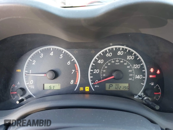 2010 Toyota Corolla with VIN 1NXBU4EE2AZ172982, listed as a IAAI auction lot 41607447 with 122,196 mi miles and . Bid and sale history available at DreamBid. Image 7.
