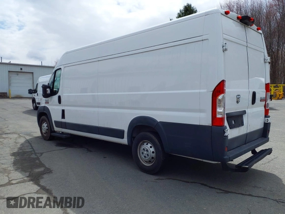 2018 Ram ProMaster Cargo with VIN 3C6URVJG6JE109398, listed as a IAAI auction lot 41934307 with 129,308 mi miles. Bid and sale history available at carsss.com. Image 3.