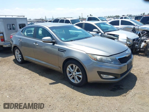 2013 Kia Optima EX with VIN 5XXGN4A77DG244364, listed as a IAAI auction lot 42179051 with 184,416 mi miles and . Bid and sale history available at carsss.com. Image 1.