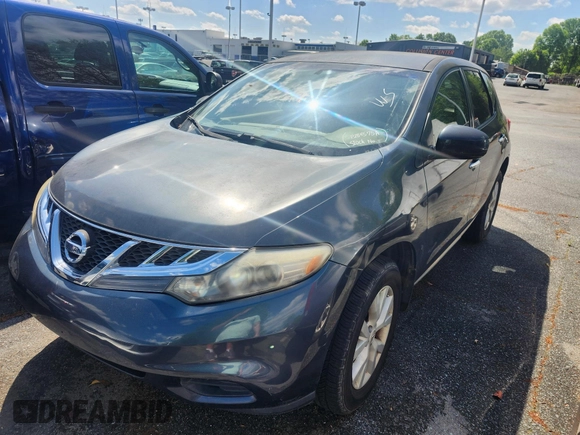 2014 Nissan Murano SV with VIN JN8AZ1MU8EW409868, listed as a IAAI auction lot 42025698 with 142,565 mi miles and . Bid and sale history available at carsss.com. Image 2.