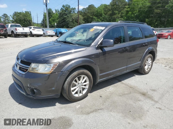 2017 Dodge Journey SXT z VIN 3C4PDCBG0HT509616, wystawiony jako Copart lot #55271225 z przebiegiem 107 099 mil mil oraz Szkoda całkowita • Salvage title. Historia ofert i sprzedaży dostępna na DreamBid. Obrazek 1.