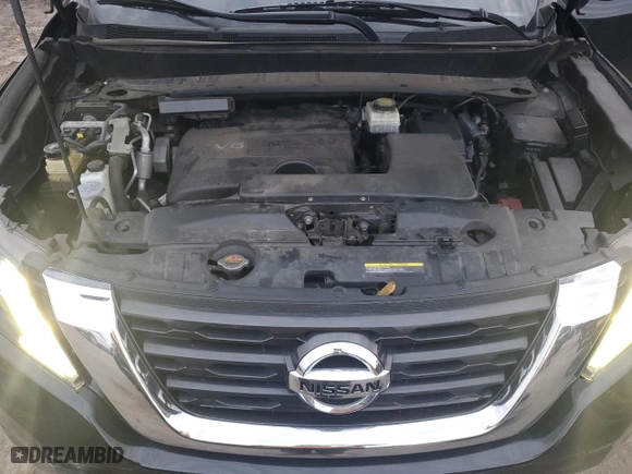 2019 Nissan Pathfinder S with VIN 5N1DR2MM4KC605216, listed as a Copart auction lot 48469705 with 82,698 mi miles and Salvage Title. Bid and sale history available at carsss.com. Image 14.