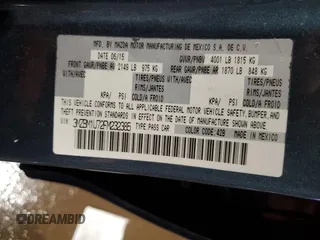 2015 Mazda 3 i Sport with VIN 3MZBM1U72FM232385, listed as a Copart auction lot 48730855 with 56,908 mi miles and Salvage Title. Bid and sale history available at carsss.com. Image 12.