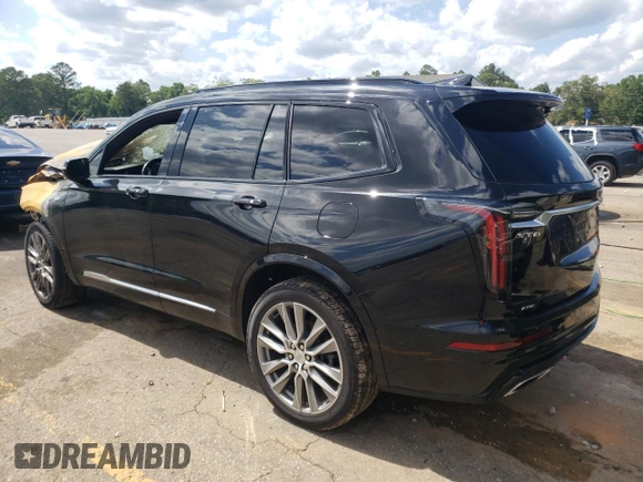 2020 Cadillac XT6 AWD Sport with VIN 1GYKPGRS1LZ121874, listed as a Copart auction lot 56968525 with Not provided miles and Non repairable. Bid and sale history available at DreamBid. Image 2.