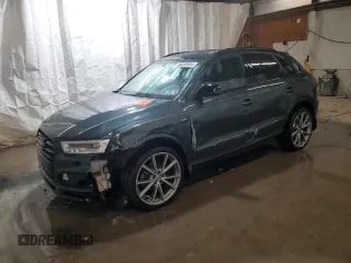 2018 Audi Q3 Premium Plus with VIN WA1JCCFS9JR031065, listed as a Copart auction lot 86069934 with 56,441 mi miles and Salvage Title. Bid and sale history available at carsss.com. Image 1.