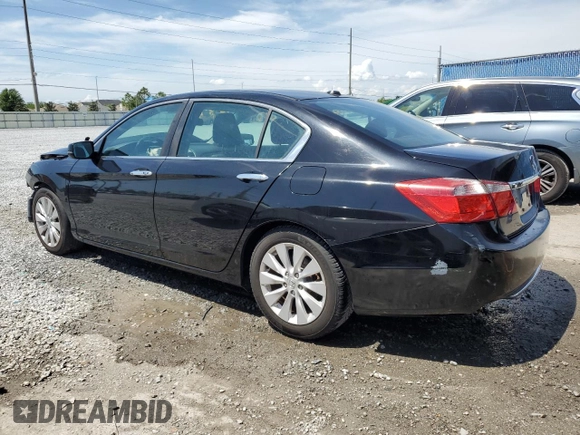 2014 Honda Accord Sedan EX-L with VIN 1HGCR2F84EA002493, listed as a Copart auction lot 51417895 with 117,636 mi miles and Salvage Title. Bid and sale history available at carsss.com. Image 2.