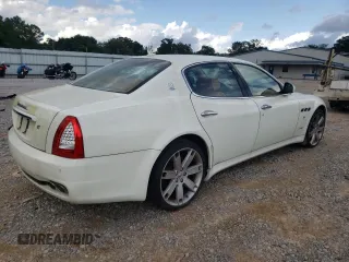 2010 Maserati Quattroporte S z VIN ZAM39JKA3A0052282, wystawiony jako Copart lot #58591175 z przebiegiem Nie podano mil oraz Czysty tytuł • Clean title. Historia ofert i sprzedaży dostępna na DreamBid. Obrazek 3.