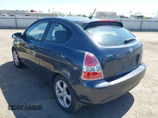 2007 Hyundai Accent SE with VIN KMHCN36C37U031369, listed as a IAAI auction lot 42093760 with 95,919 mi miles. Bid and sale history available at carsss.com. Image 3.