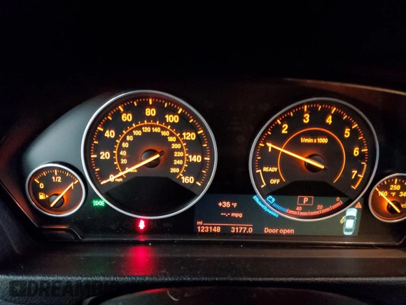 2016 BMW 3 Series 320i xDrive with VIN WBA8A3C53GK690928, listed as a Copart auction lot 44220595 with 123,148 mi miles and Salvage Title. Bid and sale history available at DreamBid. Image 9.