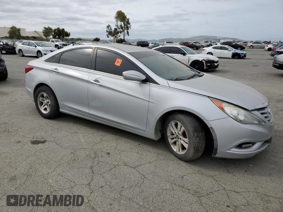 2011 Hyundai Sonata GLS with VIN 5NPEB4ACXBH010248, listed as a Copart auction lot 54630705 with 268,745 mi miles and Clean Title. Bid and sale history available at carsss.com. Image 4.