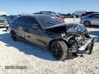 2021 BMW 3 Series M340i with VIN 3MW5U7J03M8C02731, listed as a Copart auction lot 46422465 with 0 mi miles and Salvage Title. Bid and sale history available at carsss.com. Image 4.
