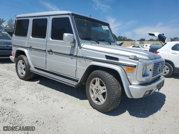 2005 Mercedes-Benz G-Class with VIN WDCYR49E75X160903, listed as a Copart auction lot 69366754 with 261,399 mi miles and Salvage Title. Bid and sale history available at carsss.com. Image 4.