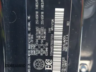 2024 Toyota Highlander XLE with VIN 5TDAAAB57RS027559, listed as a Copart auction lot 41861825 with 18,907 mi miles and Salvage title. Bid and sale history available at DreamBid. Image 14.