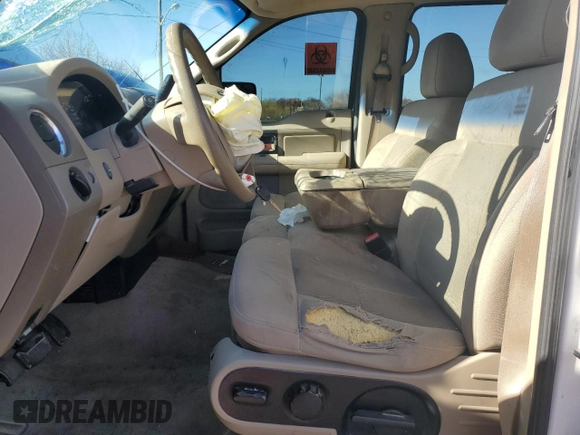 2005 Ford F-150 XLT with VIN 1FTRW12W45FA11133, listed as a Copart auction lot 81302384 with 103,293 mi miles and Clean Title. Bid and sale history available at DreamBid. Image 7.