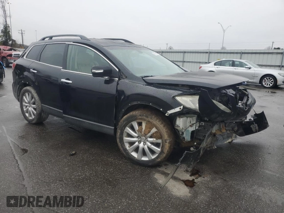 2008 Mazda CX-9 Sport with VIN JM3TB28A580141827, listed as a Copart auction lot 44943955 with 194,059 mi miles and Salvage Title. Bid and sale history available at DreamBid. Image 4.
