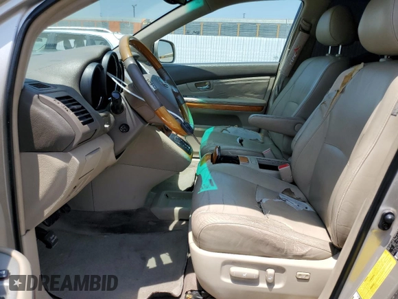 2006 Lexus RX 330 with VIN 2T2GA31U96C049965, listed as a Copart auction lot 59155375 with 291,557 mi miles and Salvage title. Bid and sale history available at DreamBid. Image 7.
